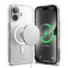 Crong Clear MAG Cover - Funda para iPhone 16 Plus MagSafe (transparente)
