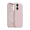 Etui Crong Color Cover Magnetic do iPhone 16 MagSafe Silikon Piaskowy Róż