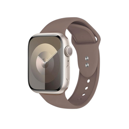 Crong Liquid - Armband für Apple Watch 42/44/45/49 mm (braun)