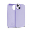 Etui Crong Color Cover do iPhone 14 Plus Silikonowe Fioletowe z Mikrofibrą