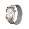 Crong Milano Steel - Edelstahlarmband für Apple Watch 42/44/45/49 mm (silber)