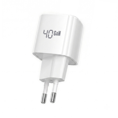 Crong NEO GaN Charger - USB-C 40W PD Charger with AVS (White)