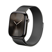 Crong Milano Steel - Řemínek z nerezové oceli pro Apple Watch 42/44/45/49 mm (grafitová)