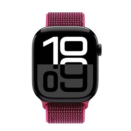 Pasek Crong Nylon do Apple Watch 42/41/40/38 mm Magenta Fusion Nylonowy Malinowy