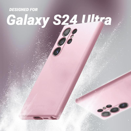 Etui do Samsung Galaxy S24 Ultra Crong Color Cover Silikonowy Case Ochronny Różowy