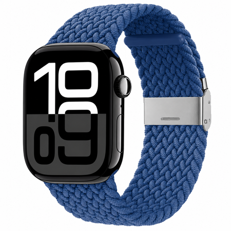 Crong Wave Band – Braided Apple Watch Strap 44/45/46/49mm (Blue)