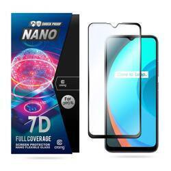 Crong 7D Nano Flexible Glass - υβριδικό γυαλί 9H για ολόκληρη την οθόνη OPPO realme C11