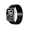 Crong Wave Band - Pletený řemínek pro Apple Watch 42/44/45/49 mm (grafitová)