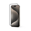 Szkło Crong Anti-Bacterial 3D Armour Glass do iPhone 15 Pro Hartowane 9H z Ramką