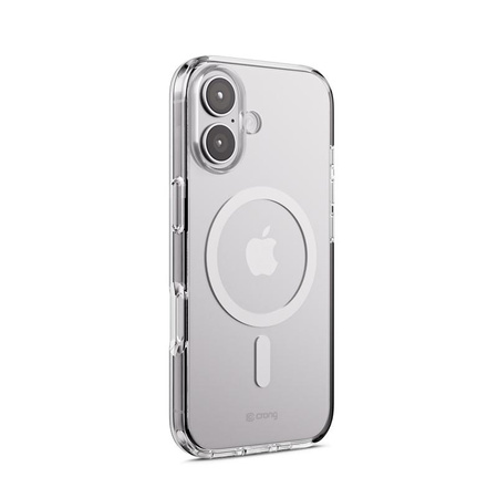 Funda Crong Clear MAG Cover - Funda MagSafe para iPhone 17 (Transparente)