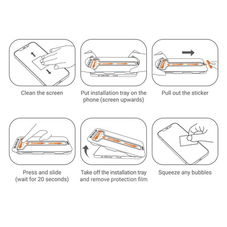 Crong EasyShield 2-Pack - Samsung Galaxy S24 Ultra tvrzené sklo (2 kusy)