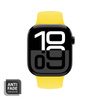 Pasek Crong Liquid do Apple Watch 42/41/40/38 mm Żółty Silikonowy