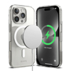 Funda Crong Clear MAG Cover - Funda MagSafe para iPhone 16 Pro (Transparente)