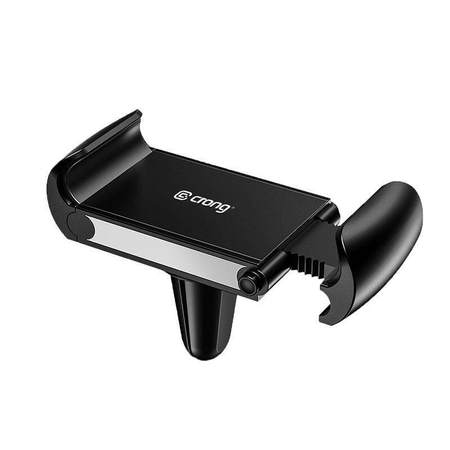 Uchwyt Samochodowy do Telefonu na Kratkę Nawiewu Crong Universal Smart Car Holder Uniwersalny Czarny