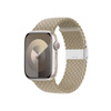 Crong Wave Band - Geflochtenes Armband für Apple Watch 38/40/41/42 mm (steinbeige)