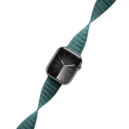 Crong Melange - Magnetic strap for Apple Watch 44/45/46/49 mm (turquoise melange)