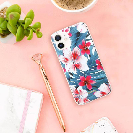 Etui Crong Flower Case do iPhone 12 / 12 Pro Kolorowe Plecki Kwiaty Kobiece