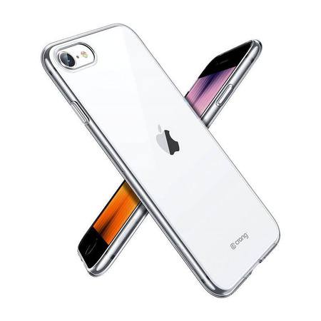 Crong Crystal Slim Cover - Etui iPhone SE / 8 / 7 (przezroczysty)