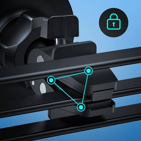 Crong Carclip Magnetic - MagSafe Magnetische Autohalterung (Schwarz)