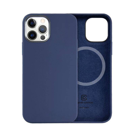 Crong Color Cover Magnetic - iPhone 12 / iPhone 12 Pro MagSafe Hülle (marineblau)