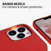 Etui do iPhone 13 Pro Crong Color Cover Silikonowy Case Ochronny Czerwony