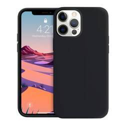 Crong Color Cover - Silikonhülle für iPhone 12 / iPhone 12 Pro (schwarz)