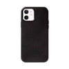 Crong Essential Cover - Leather Case for iPhone 12 / iPhone 12 Pro (black)