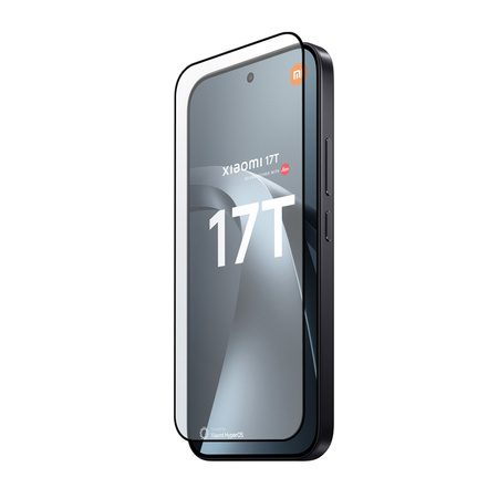 Szkło Crong 3D Armour Glass Lite do Xiaomi 17T 5G Hartowane 9H Full Glue