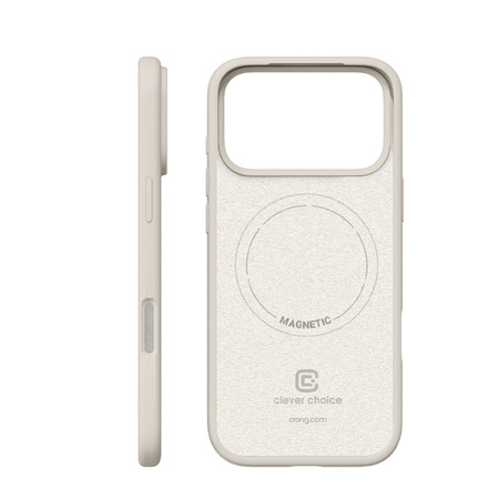 Crong Color Cover Magnetic - Etui MagSafe iPhone 17 Pro Max (kamienny beż)