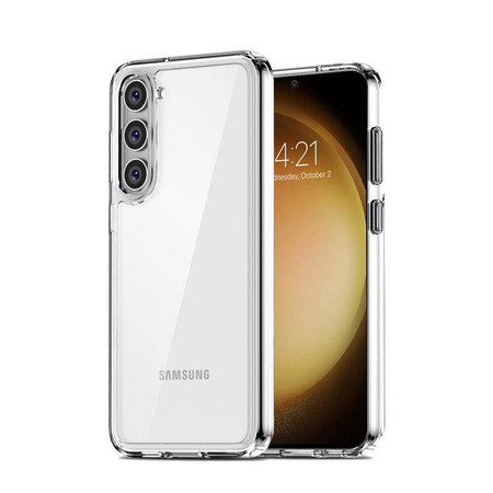 Etui Crong Crystal Shield Cover do Samsung Galaxy S23 Przezroczyste Plecki
