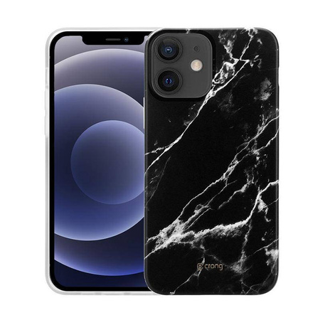 Crong Marble Case - iPhone 12 Mini Case (black)