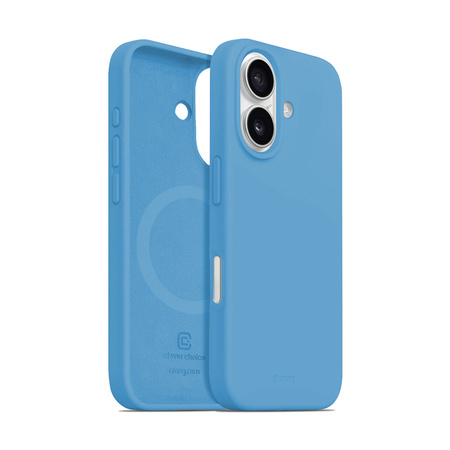 Crong Color Cover Magnetic - pouzdro MagSafe pro iPhone 16 (modré)