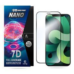 Crong 7D Nano Flexible Glass - 9H hybridní sklo přes celou obrazovku pro iPhone 12 Pro Max