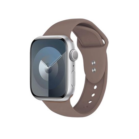 Crong Liquid - Řemínek pro Apple Watch 38/40/41 mm (hnědý)