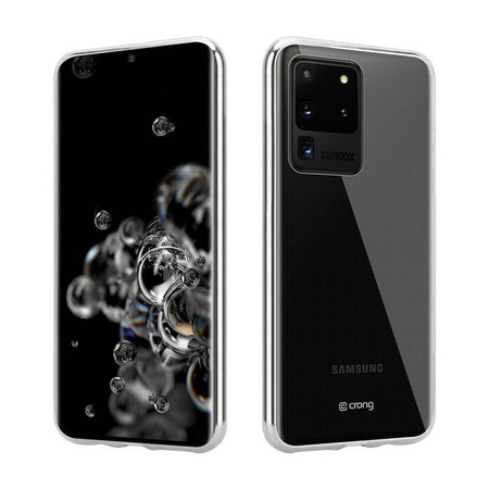 Crong Crystal Slim Cover - калъф за Samsung Galaxy S20 Ultra (прозрачен)