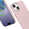 Crong Color Cover LUX Magnetic - калъф MagSafe за iPhone 15 Plus (розов)