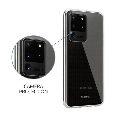 Etui Crong Crystal Slim Cover do Galaxy S20 Ultra Przezroczyste Plecki