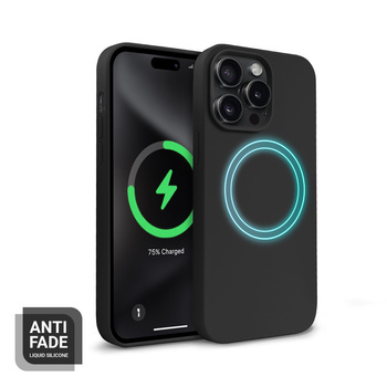 Crong Color Cover Magnetic - iPhone 15 Pro MagSafe Case (Black)