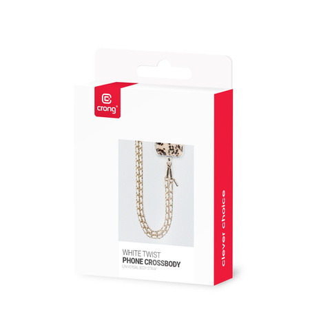 Crong Phone Crossbody - Phone Lanyard (White Twist)
