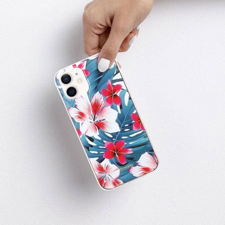 Funda Crong Flower para iPhone 12/iPhone 12 Pro (patrón 03)