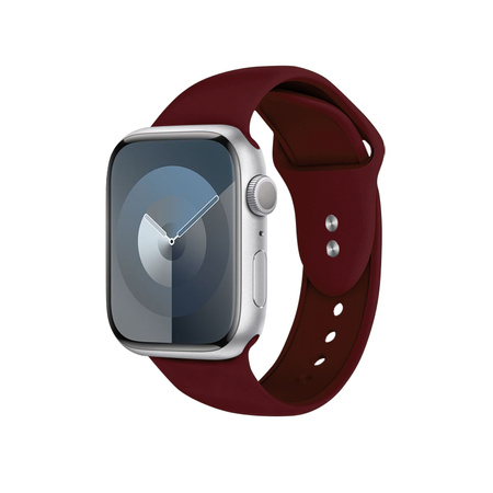 Crong Liquid - Řemínek pro Apple Watch 38/40/41 mm (vínový)