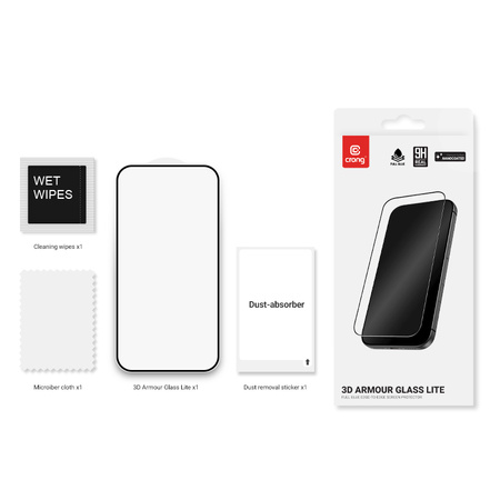 Szkło Crong 3D Armour Glass Lite do Galaxy A27 5G Hartowane 9H Full Glue