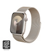 Crong Milano Steel - Βραχιόλι Milano για Apple Watch 40/41/42 mm (σαμπάνια)