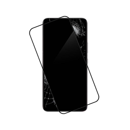 Crong 7D Nano Flexible Glass - υβριδικό γυαλί 9H για ολόκληρη την οθόνη του Samsung Galaxy S22