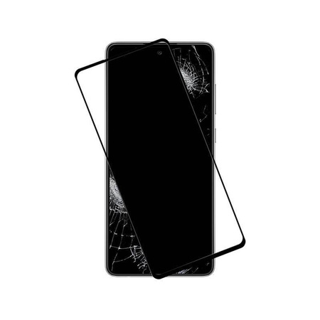 Szkło Hybrydowe do Samsung Galaxy A72 Crong 7D Nano Flexible Glass 9H Niepękające na Cały Ekran