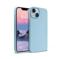 Crong Color Cover - Silikonhülle für iPhone 14 Plus (blau)