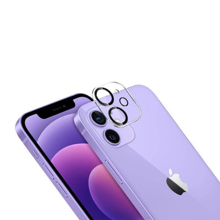 Szkło Crong Lens Shield na Aparat do iPhone 12 Hartowane na Obiektyw