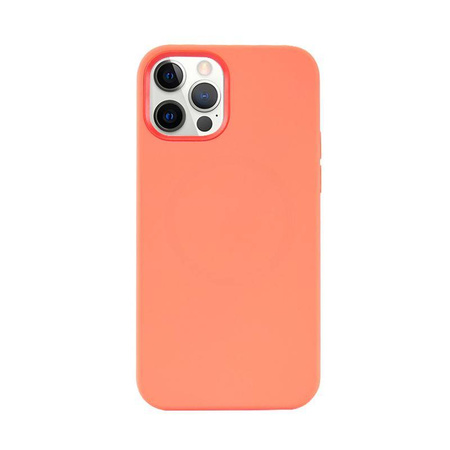Crong Color Cover Magnetisch - iPhone 12 / iPhone 12 Pro MagSafe Hülle (koralle)