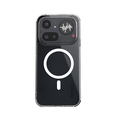 Crong Hybrid Clear Magnetic - MagSafe Nothing Phone 4a Pro Case (Transparent)