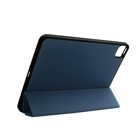 Crong FlexFolio - pouzdro pro iPad Pro 11" (2022-2021) / iPad Air 11" M2 (2024) / iPad Air 10,9" (5.-4. generace).) s Apple Pencil (modrá)